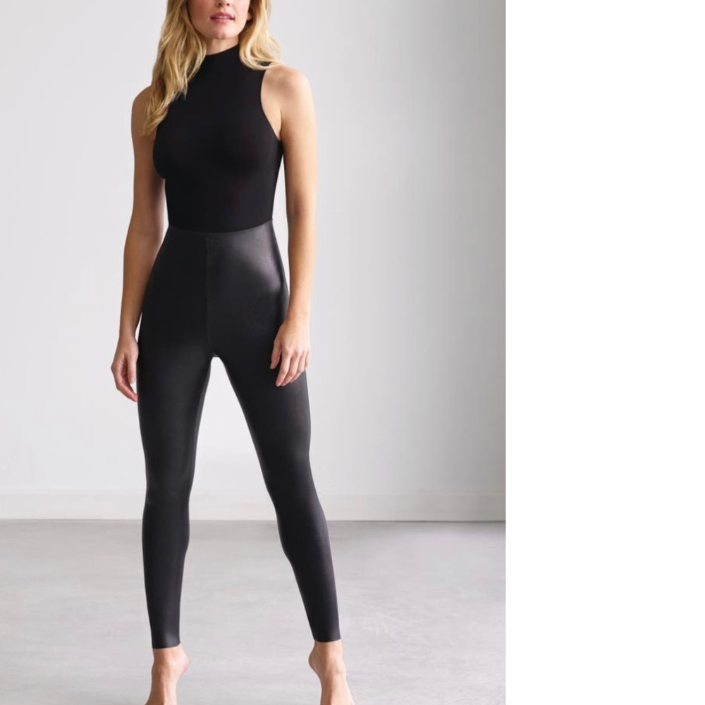 Commando Control Faux Leather Leggings